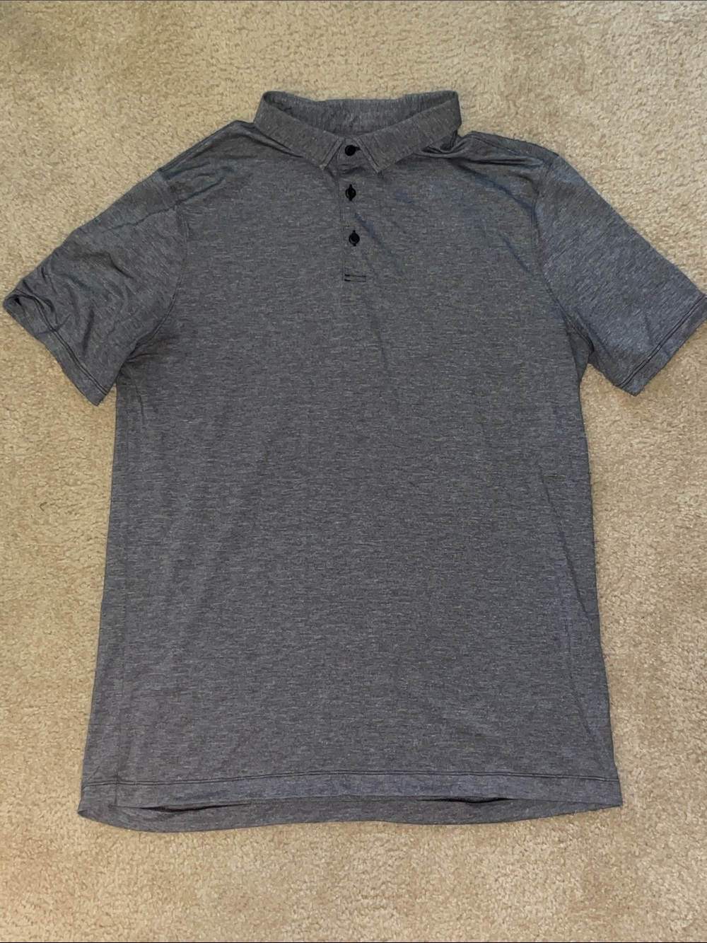 Lululemon Men's Short-Sleeve Polo Shirt - Gray
